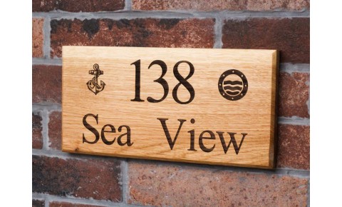 Wooden House Sign | 150 x 300